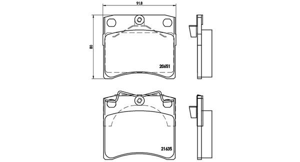 MAGNETI MARELLI Bremseklodser 363700485027 for VW