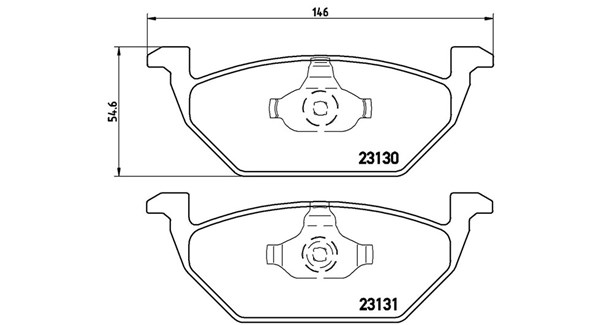 MAGNETI MARELLI Bremseklodser 363700485041 for VW (FAW) VW SKODA (SVW) SATURN SKODA BRILLIANCE VW (SVW) BESTURN (FAW)