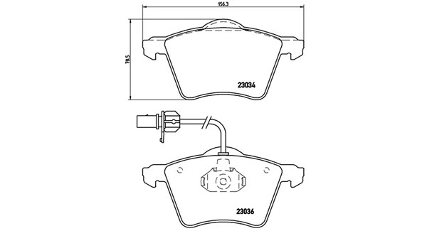 MAGNETI MARELLI Bremseklodser 363700485052 for VW