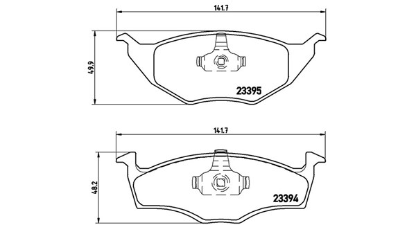 MAGNETI MARELLI Bremseklodser 363700485055 for VW