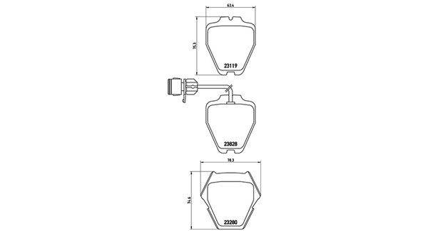MAGNETI MARELLI Bremseklodser 363700485054 for VW AUDI SEAT