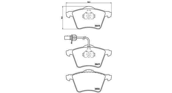 MAGNETI MARELLI Bremseklodser 363700485062 for SATURN VW