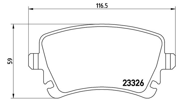 MAGNETI MARELLI Bremseklodser 363700485064 for VW