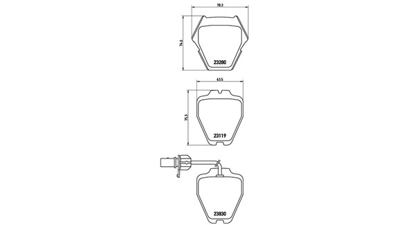 MAGNETI MARELLI Bremseklodser 363700485067 for VW AUDI