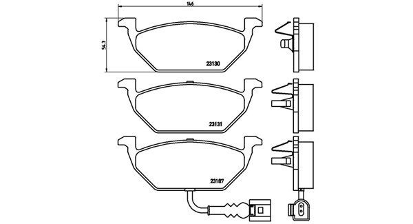 MAGNETI MARELLI Bremseklodser 363700485072 for ROEWE (SAIC) VW SKODA SATURN VW (FAW) VW (SVW)