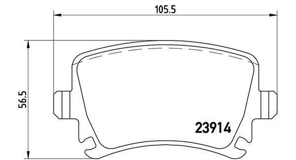 MAGNETI MARELLI Bremseklodser 363700485073 for VW AUDI SATURN AUDI (FAW) VW (FAW)