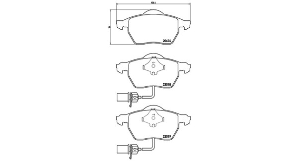 MAGNETI MARELLI Bremseklodser 363700585085 for VW VW (SVW) AUDI (FAW)