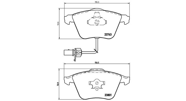 MAGNETI MARELLI Bremseklodser 363700485084 for VW AUDI
