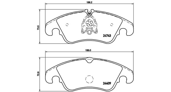 MAGNETI MARELLI Bremseklodser 363700485098 for VW AUDI SATURN AUDI (FAW) VW (SVW)