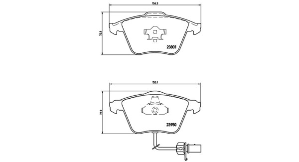 MAGNETI MARELLI Bremseklodser 363700485097 for AUDI VW