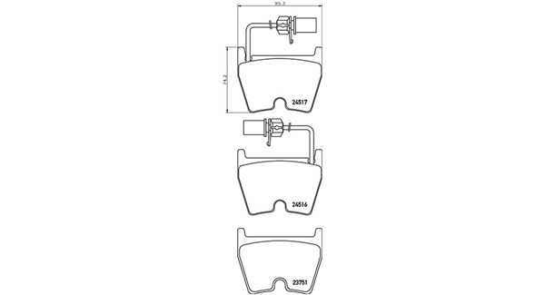 MAGNETI MARELLI Bremseklodser 363700485132 for VW