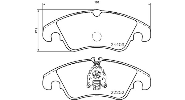 MAGNETI MARELLI Bremseklodser 363700485145 for VW AUDI VW (SVW) AUDI (FAW)
