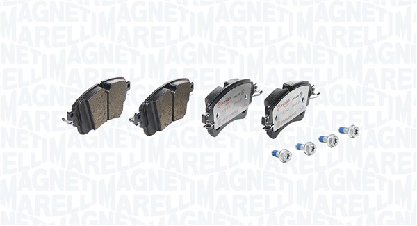 MAGNETI MARELLI Bremseklodser 363700485154 for AUDI SATURN VW AUDI (FAW)
