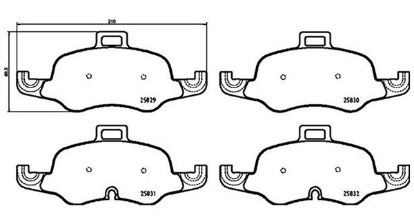 MAGNETI MARELLI Bremseklodser 363700585160 for VW AUDI