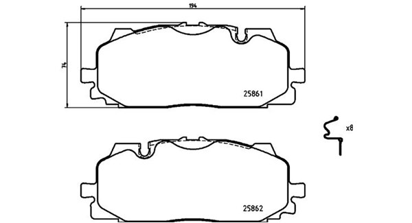 MAGNETI MARELLI Bremseklodser 363700485165 for AUDI VW CUPRA