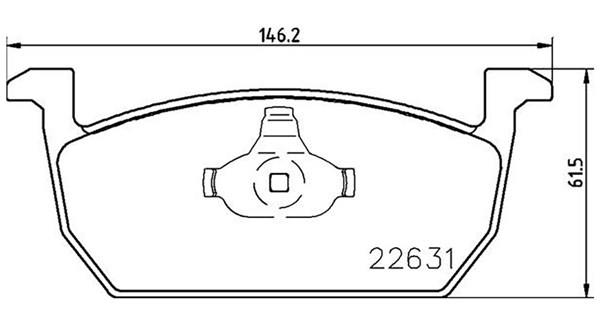 MAGNETI MARELLI Bremseklodser 363700485167 for VW SATURN AUDI SKODA VW (FAW) SKODA (SVW) VW (SVW)