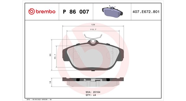 MAGNETI MARELLI Bremseklodser 363700486007 for SATURN VOLVO