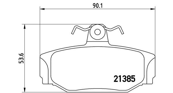 MAGNETI MARELLI Bremseklodser 363700486009 for SATURN VOLVO