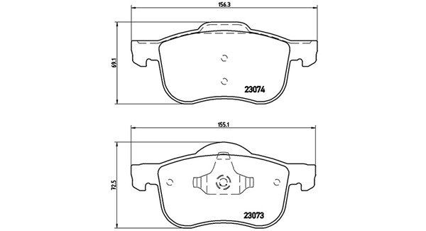 MAGNETI MARELLI Bremseklodser 363700486016 for SATURN VOLVO