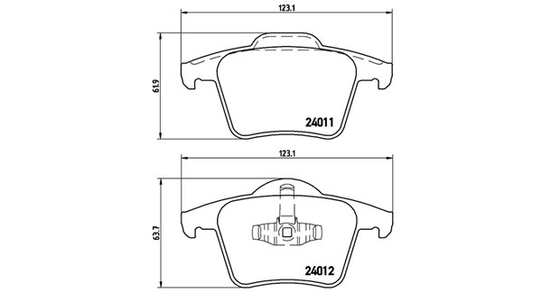 MAGNETI MARELLI Bremseklodser 363700486019 for SATURN VOLVO