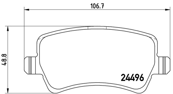 MAGNETI MARELLI Bremseklodser 363700586021 for VOLVO LAND ROVER