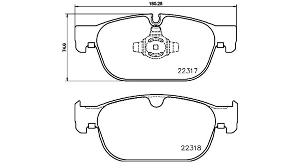 MAGNETI MARELLI Bremseklodser 363700486027 for VOLVO