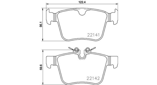 MAGNETI MARELLI Bremseklodser 363700486029 for SATURN VOLVO JAGUAR LAND ROVER