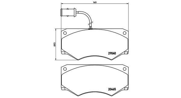 MAGNETI MARELLI Bremseklodser 363700506005 for SATURN IVECO