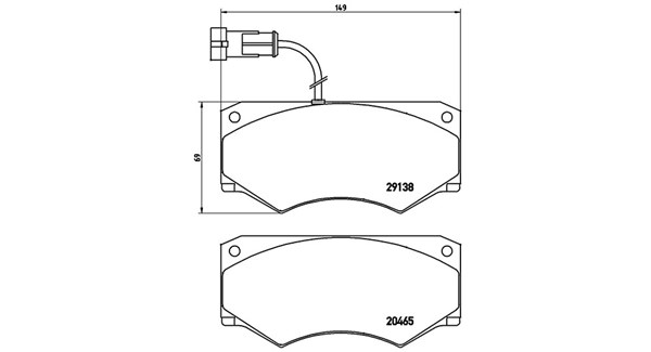MAGNETI MARELLI Bremseklodser 363700506016 for SATURN IVECO