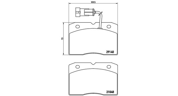 MAGNETI MARELLI Bremseklodser 363700506020 for SATURN IVECO
