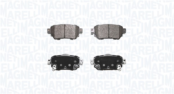 MAGNETI MARELLI Bremseklodser 363916060889 for NISSAN RENAULT RENAULT (DFAC)