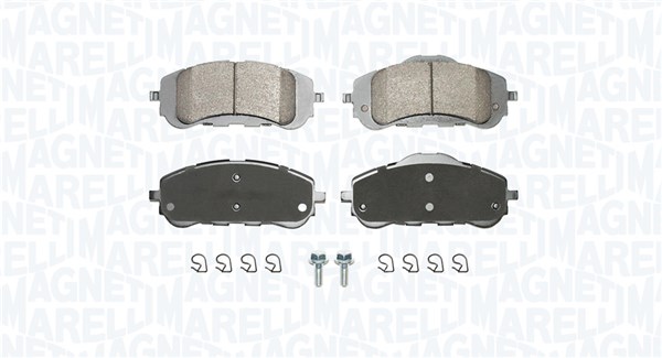 MAGNETI MARELLI Bremseklodser 363916060890 for VAUXHALL PEUGEOT TOYOTA