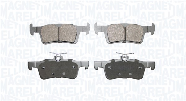 MAGNETI MARELLI Bremseklodser 363916060913 for PEUGEOT