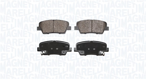 MAGNETI MARELLI Bremseklodser 363916060928 for SSANGYONG HYUNDAI KIA