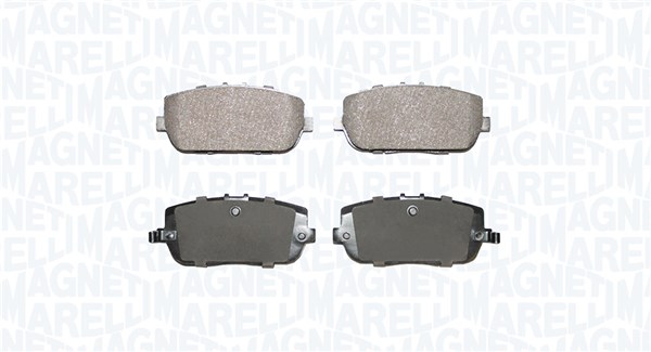 MAGNETI MARELLI Bremseklodser 363916060941 for FIAT MAZDA