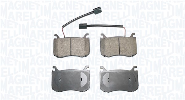 MAGNETI MARELLI Bremseklodser 363916061108 for ALFA ROMEO