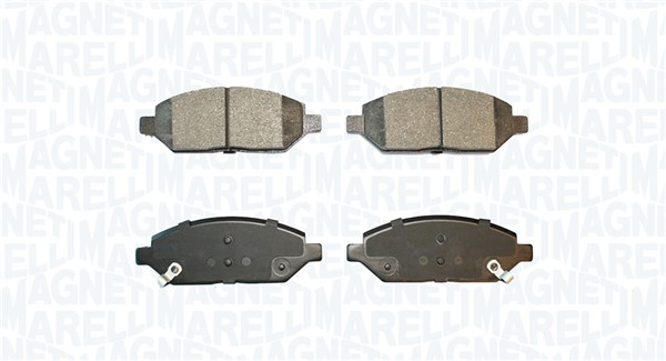 MAGNETI MARELLI Bremseklodser 363916061107 for VAUXHALL OPEL CHEVROLET