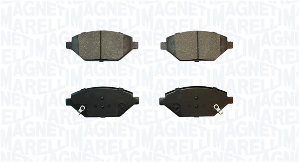 MAGNETI MARELLI Bremseklodser 363916061113 for OPEL VAUXHALL CHEVROLET