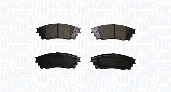 MAGNETI MARELLI Bremseklodser 363916061123 for TOYOTA LEXUS