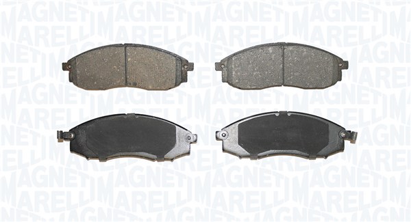 MAGNETI MARELLI Bremseklodser 363916061128 for NISSAN