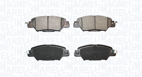 MAGNETI MARELLI Bremseklodser 363916061127 for MAZDA