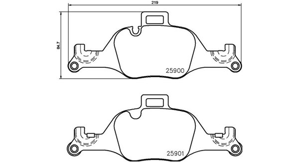 MAGNETI MARELLI Bremseklodser 363700406107 for BMW