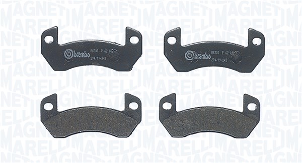 MAGNETI MARELLI Bremseklodser 363700462002 for LIGIER
