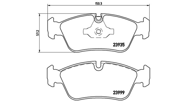 MAGNETI MARELLI Bremseklodser 363700506035 for BMW BMW (BRILLIANCE)