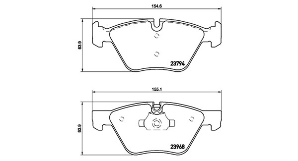MAGNETI MARELLI Bremseklodser 363700506036 for BMW