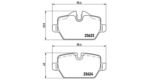 MAGNETI MARELLI Bremseklodser 363700506037 for BMW (BRILLIANCE) BMW