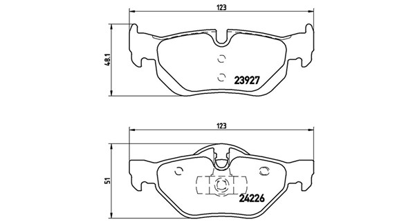 MAGNETI MARELLI Bremseklodser 363700506038 for BMW