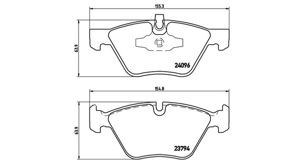 MAGNETI MARELLI Bremseklodser 363700506040 for BMW