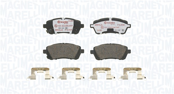 MAGNETI MARELLI Bremseklodser 363700516013 for DAIHATSU FORD (CHANGAN) FORD MAZDA MITSUBISHI SUZUKI PROTON CHANGAN AUDI (FAW) MAZDA (CHANGAN) HONDA (