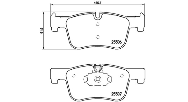 MAGNETI MARELLI Bremseklodser 363700506070 for BMW